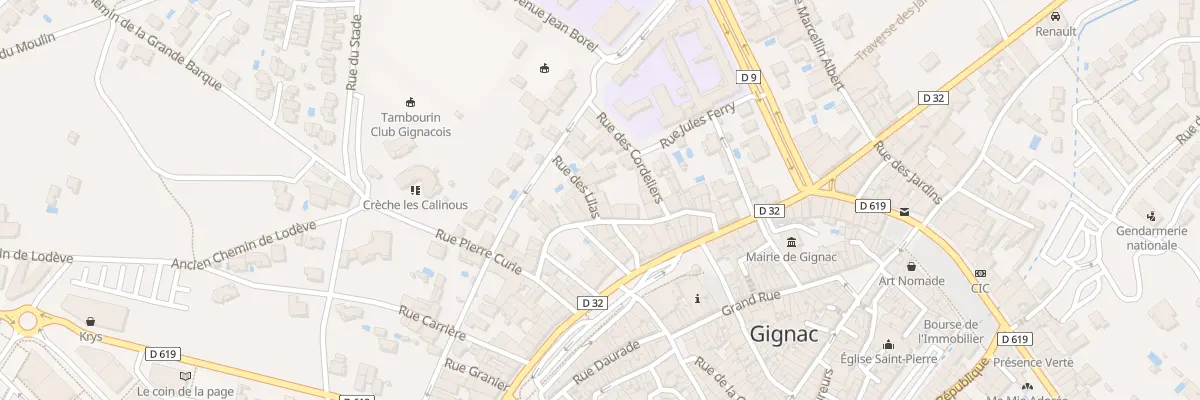 Plan du 2A Rue des Lilas à Gignac