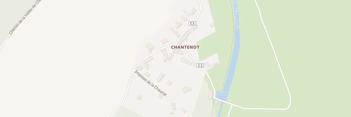 Plan du 70 Chantenot à Chevroches