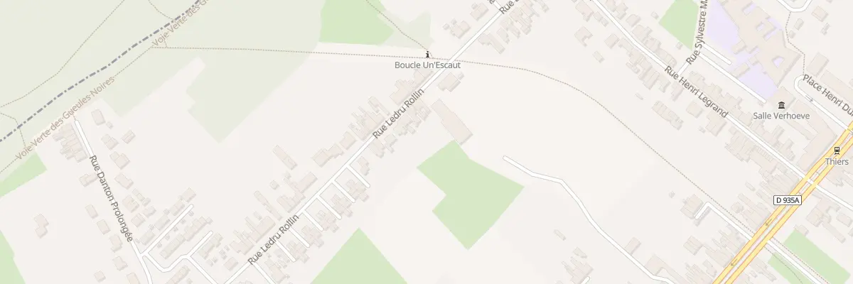 Plan du 409 Rue Ledru Rollin à Bruay-sur-l’Escaut