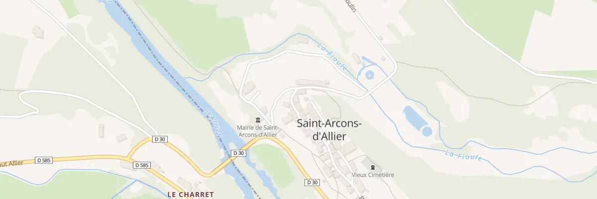 Plan du 5018 Le Bourg à Saint-Arcons-d’Allier