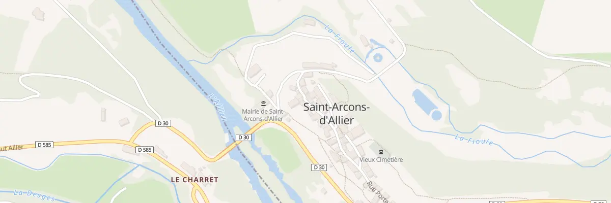 Plan du 5020 Le Bourg à Saint-Arcons-d’Allier