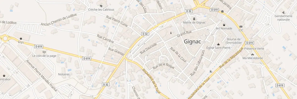 Plan du 17 Rue Daurade à Gignac