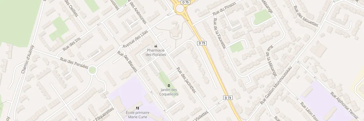 Plan du 1 Rue des Jacinthes à Marly