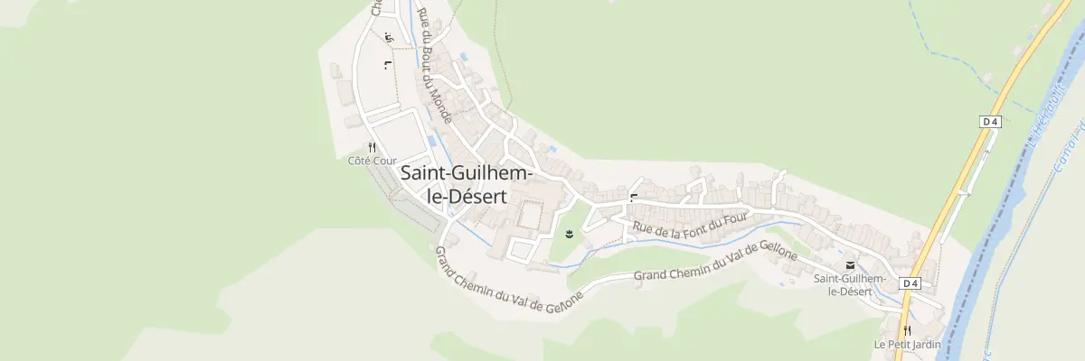 Plan du 1 Rue Cor de Nostra Dona à Saint-Guilhem-le-Désert