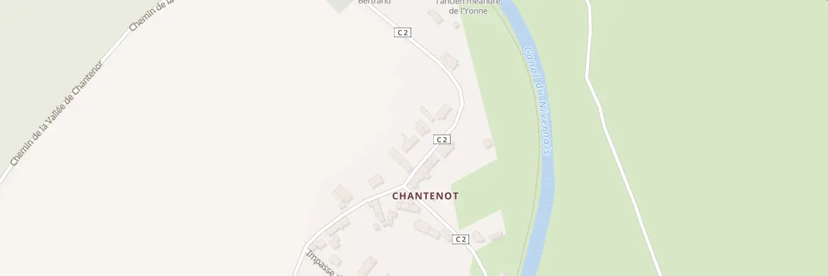 Plan du 22 Rue de Chantenot à Chevroches