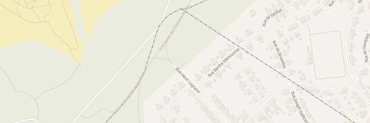Plan du 89 Rue Henri Legrand à Bruay-sur-l’Escaut