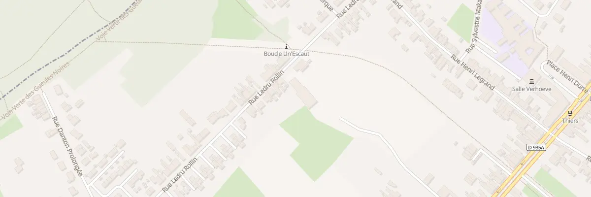 Plan du 413 Rue Ledru Rollin à Bruay-sur-l’Escaut