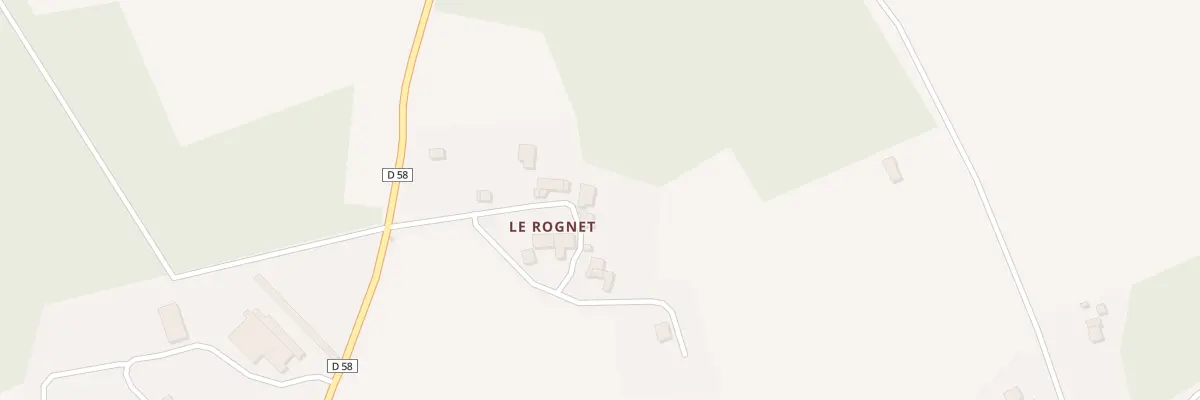 Plan du 5233 Rognet à Escoutoux