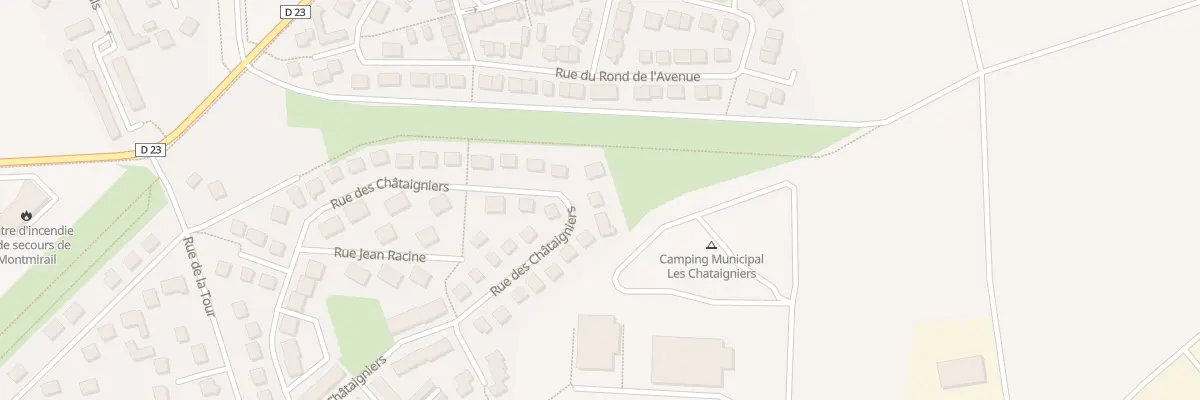 Plan du 40 Rue des Chataigniers à Montmirail