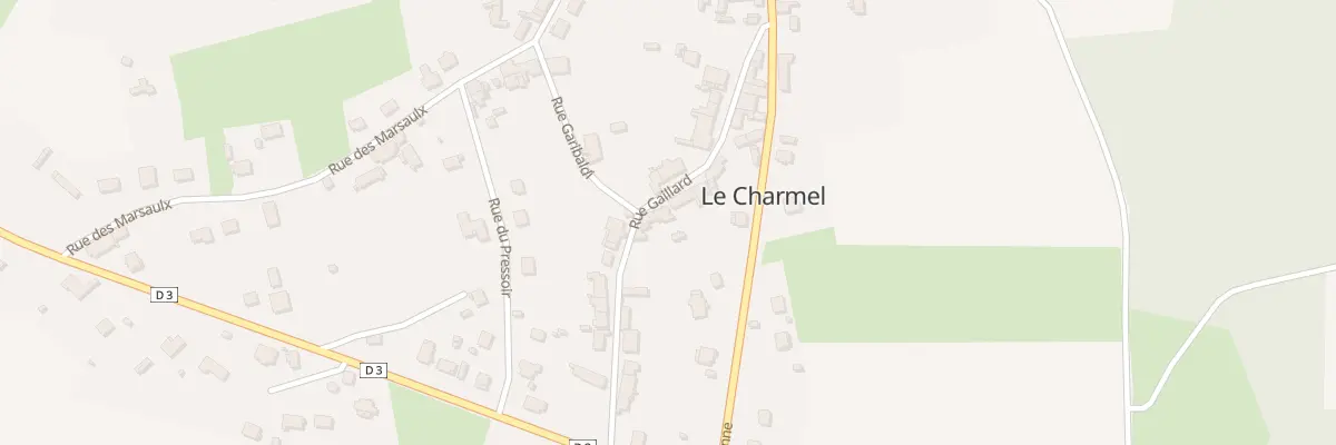 Plan du 11 Rue Gaillard au Charmel