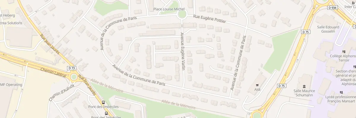 Plan du 1 Rue Jean Baptiste Clement à Marly