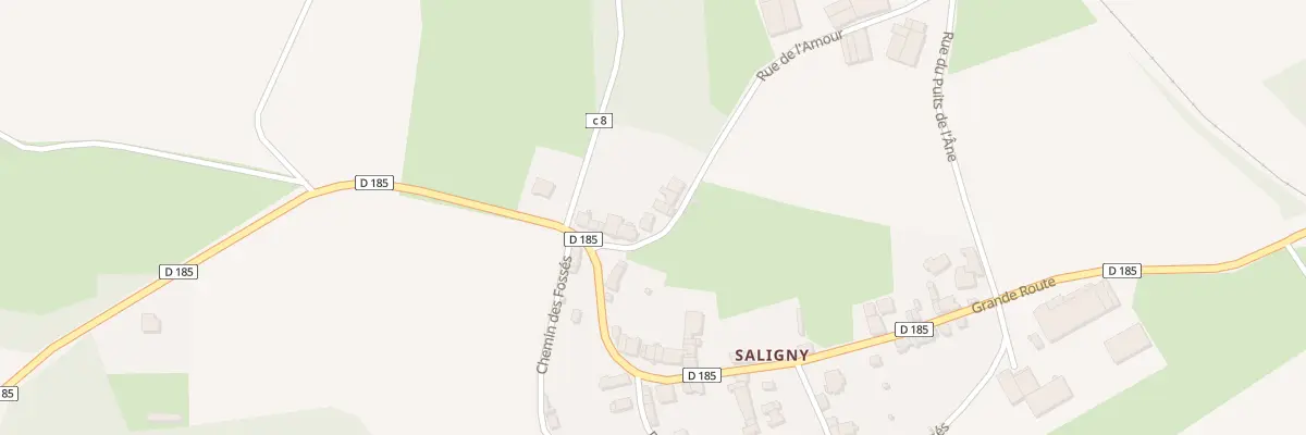 Plan du 106 Saligny à Amazy