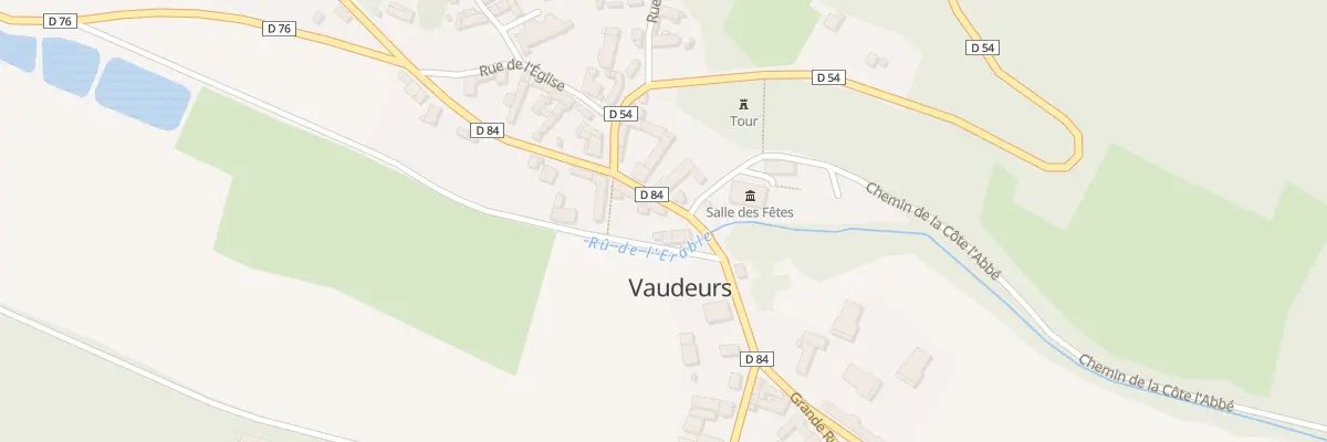 Plan du 13 Gr Grande Rue à Vaudeurs