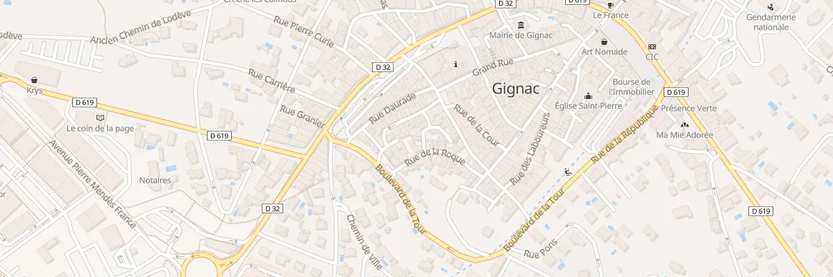 Plan du 18 Rue Plan Saint Roch à Gignac