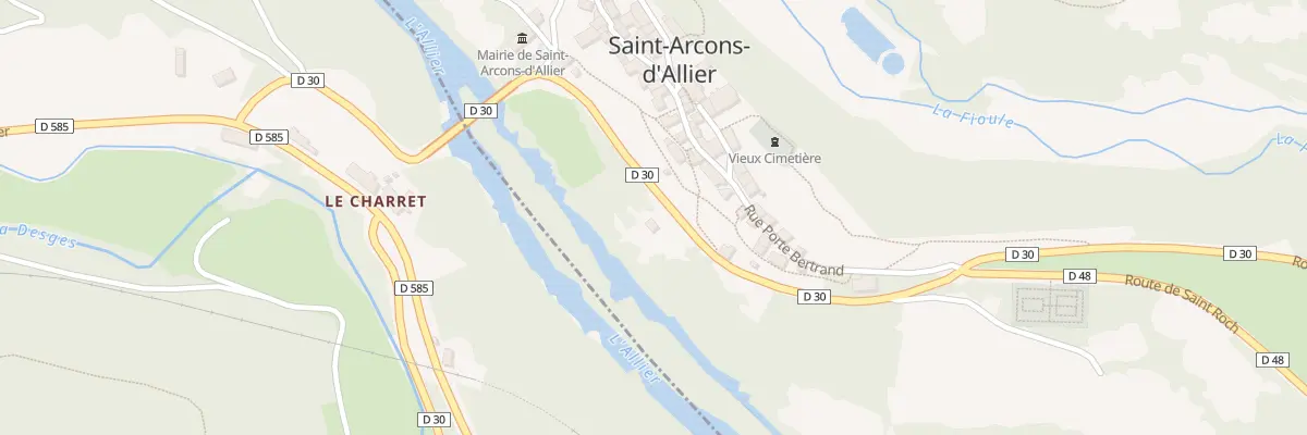 Plan du 5027 Le Pont à Saint-Arcons-d’Allier