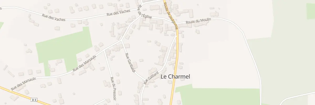 Plan du 6 Rue Gaillard au Charmel