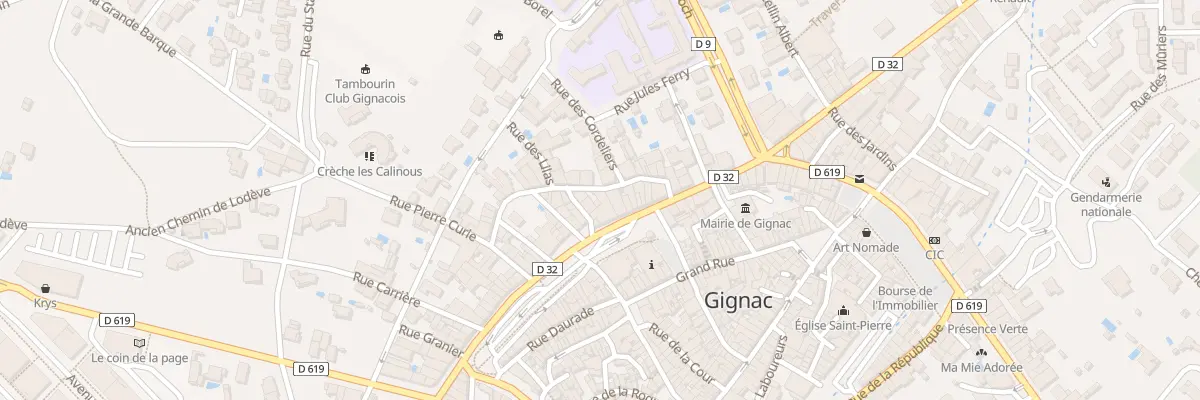 Plan du 38 Bd Saint-Louis à Gignac