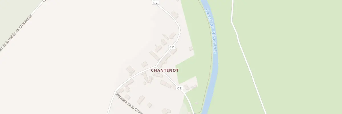 Plan du 84 Chantenot à Chevroches