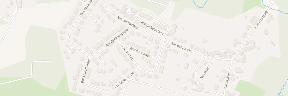 Plan du 4 Rue des Ormes à Esternay