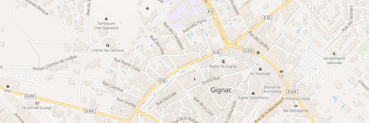 Plan du 36 Bd Saint-Louis à Gignac