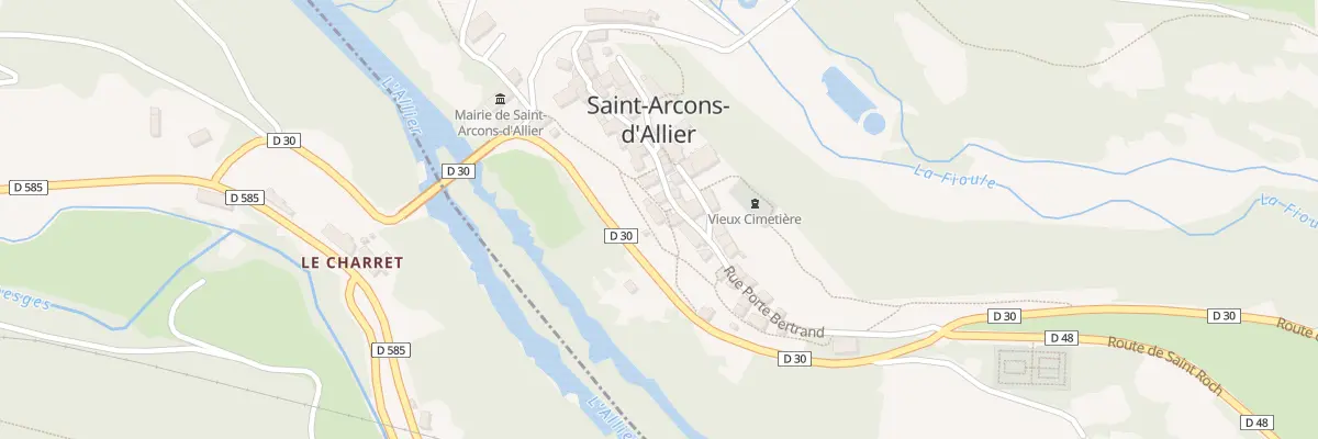 Plan du 5003 Le Bourg à Saint-Arcons-d’Allier