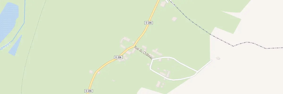Plan du 1 Rue du Château à Montlevon