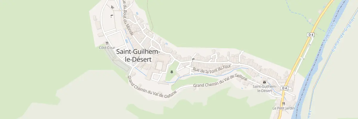 Plan du 2 Rue Cor de Nostra Dona à Saint-Guilhem-le-Désert
