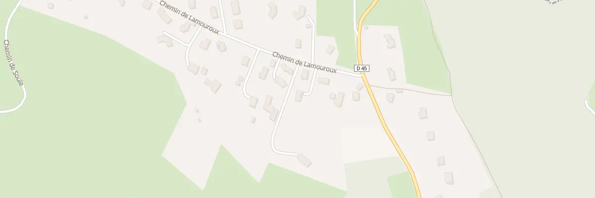 Plan du 7 Che de Lamouroux à Escoutoux