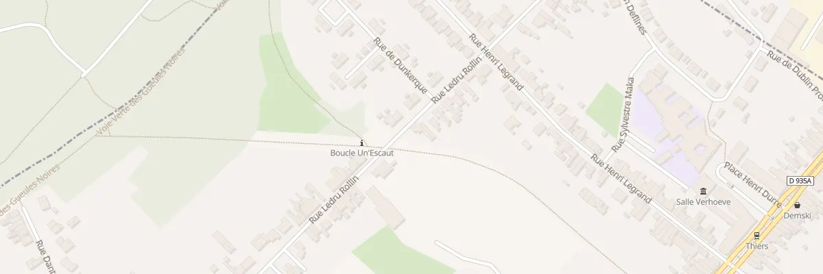 Plan du 421 Rue Ledru Rollin à Bruay-sur-l’Escaut