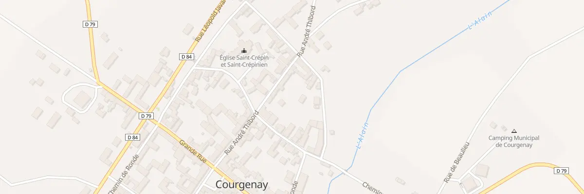 Plan du 15 Rue André Thibord à Courgenay