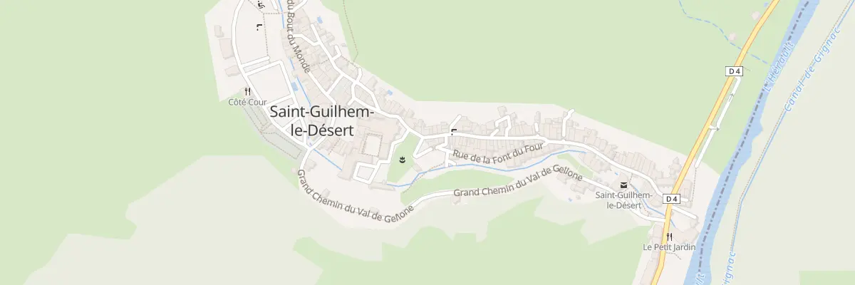 Plan du 27 Rue Chapelle des Penitents à Saint-Guilhem-le-Désert