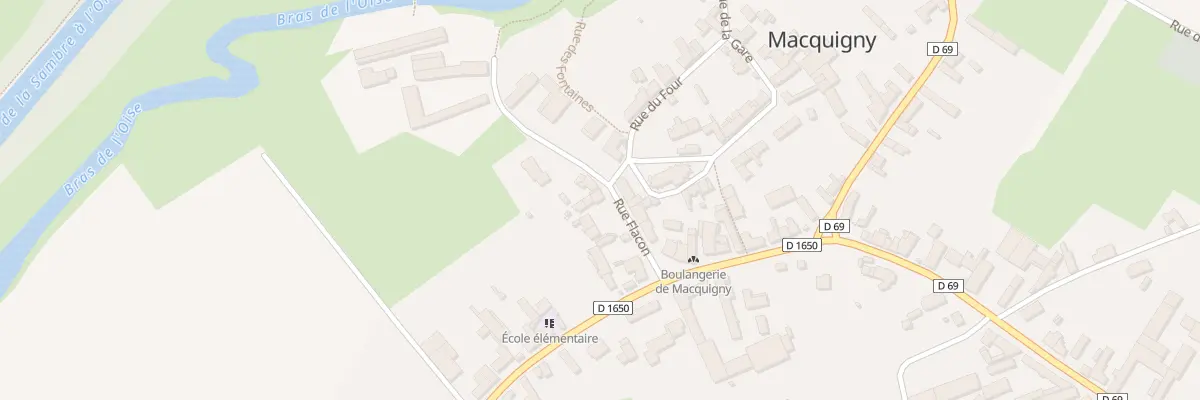 Plan du 7 Rue Flacon à Macquigny