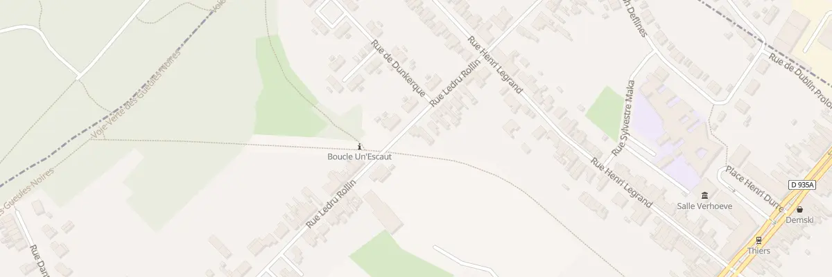 Plan du 423 Rue Ledru Rollin à Bruay-sur-l’Escaut