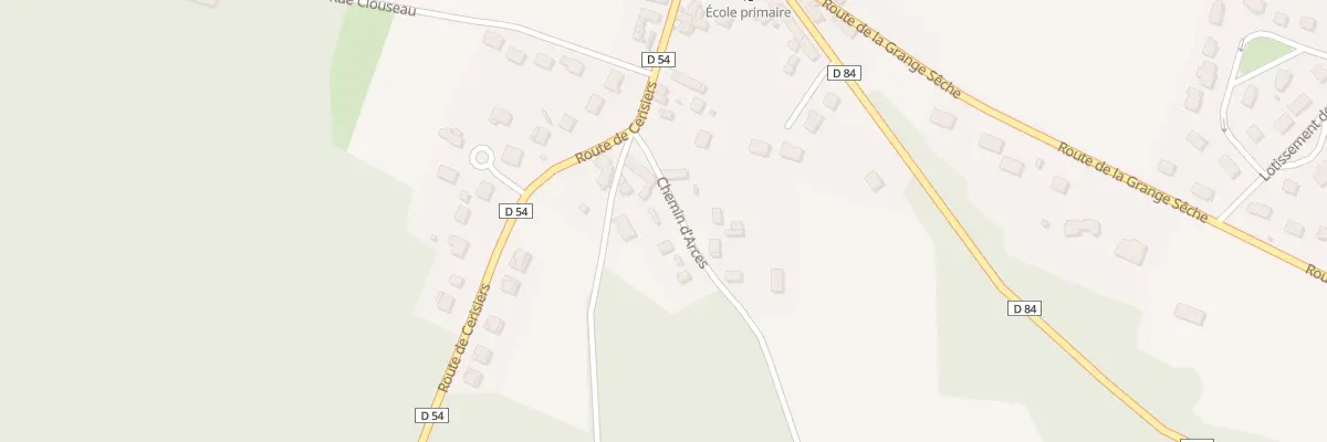 Plan du 4 Chem d’Arces à Vaudeurs