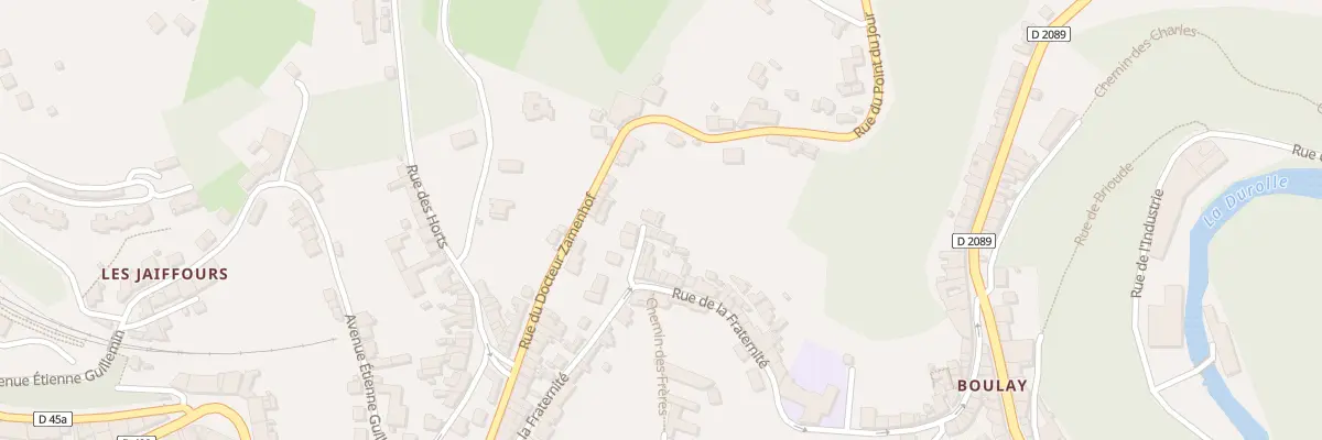 Plan du 52 Rue de la Fraternité à Thiers