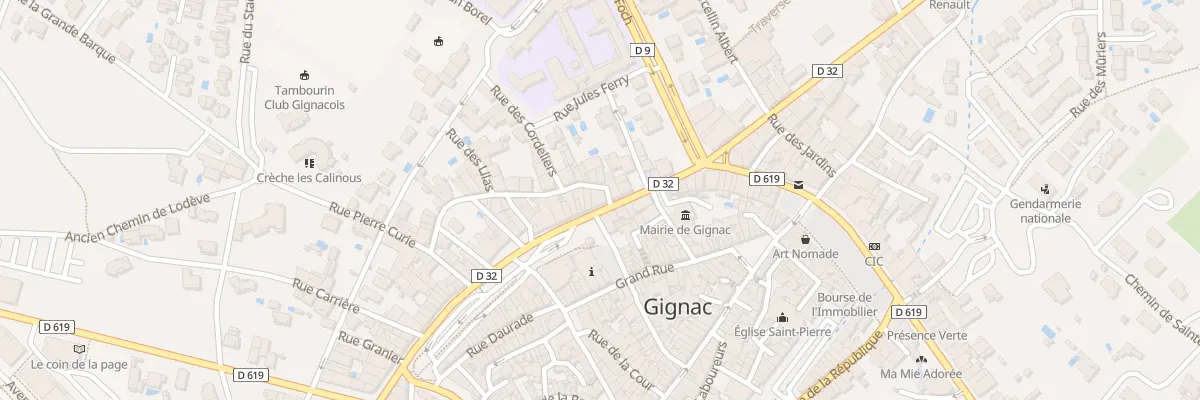 Plan du 24 Bd Saint-Louis à Gignac
