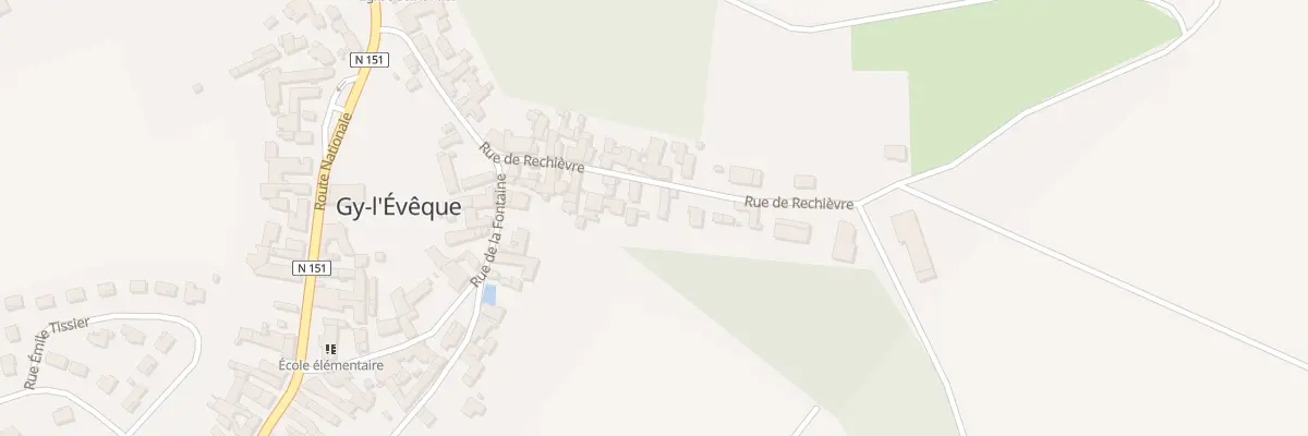 Plan du 18 Rue de Rechievre à Gy-l’Évêque