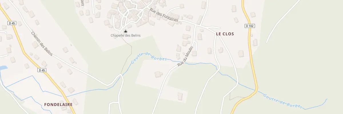 Plan du 9 Rue du Moulin à Thiers