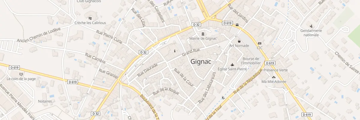 Plan du 39 Gr Grand Rue à Gignac