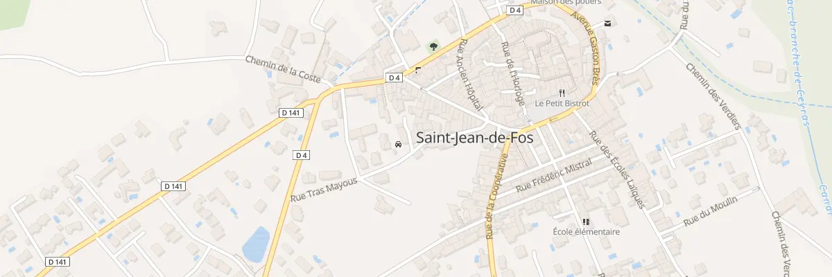 Plan du 8 Rue Tras Mayous à Saint-Jean-de-Fos