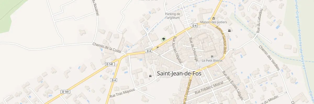 Plan du 36 Rue du Caminol à Saint-Jean-de-Fos