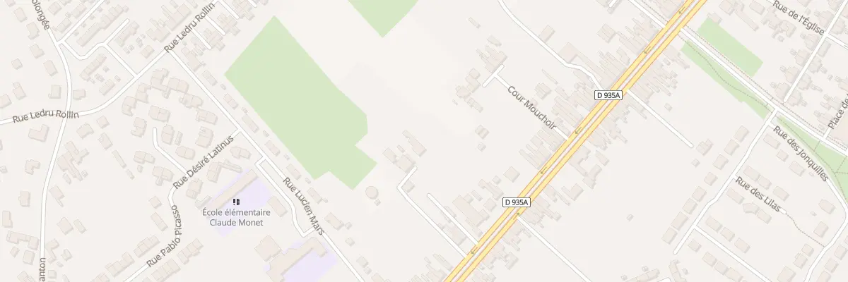 Plan du 584 Rue Jean Jaurès à Bruay-sur-l’Escaut