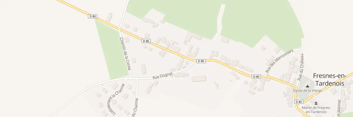 Plan du 2 Rue Dognat à Fresnes-en-Tardenois