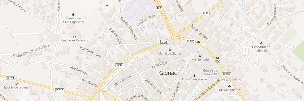Plan du 39 Bd Saint-Louis à Gignac