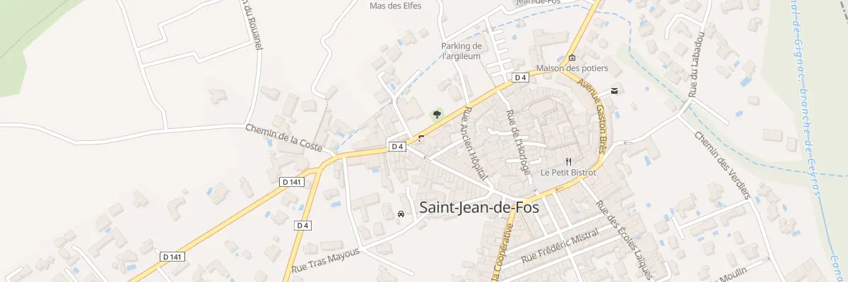 Plan du 34 Rue du Caminol à Saint-Jean-de-Fos