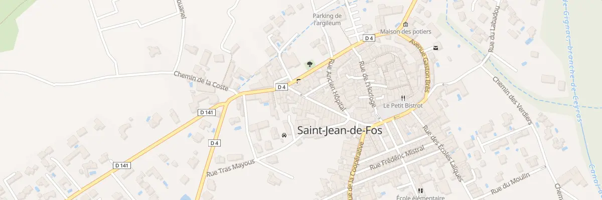 Plan du 33 Rue du Caminol à Saint-Jean-de-Fos