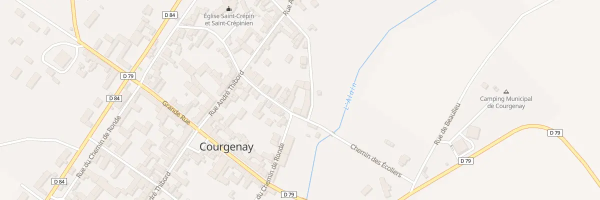 Plan du 17 Rue de l’Eglise à Courgenay