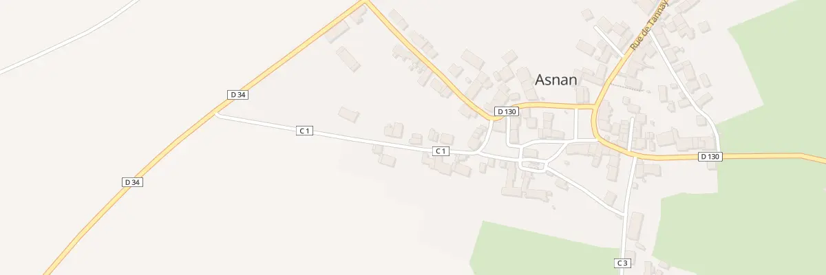 Plan du 10 Rue d’Hubans à Asnan