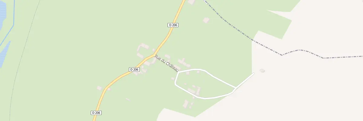 Plan du 3 Rue du Château à Montlevon