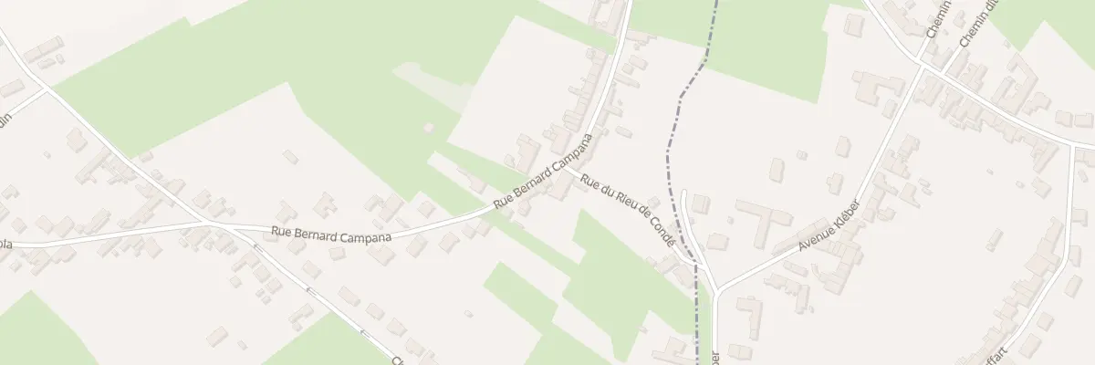 Plan du 30 Rue Bernard Campana à Hergnies